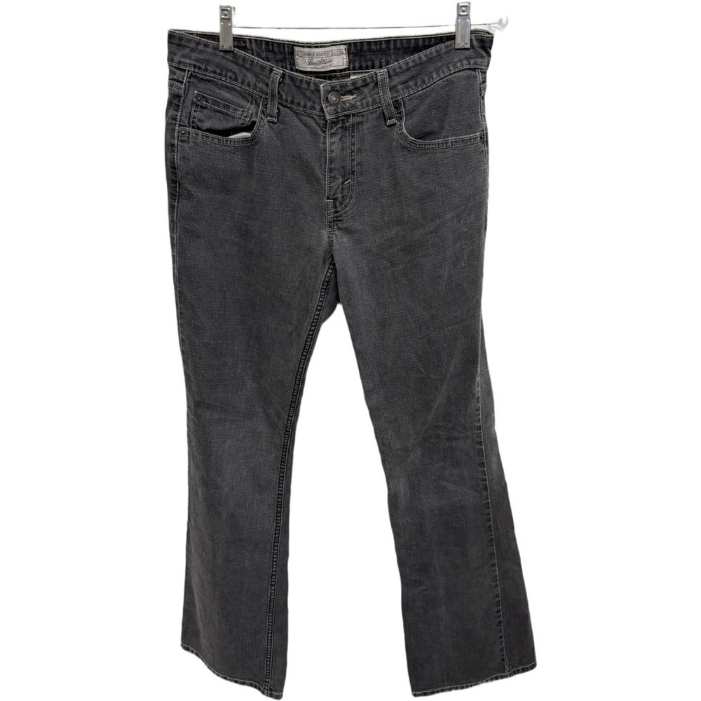 Y2K Charcoal Bootcut Jeans | Levi Strauss Signature | Low Rise Vintage 2000s